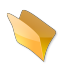 Dossier Jaune Icon 64x64 png
